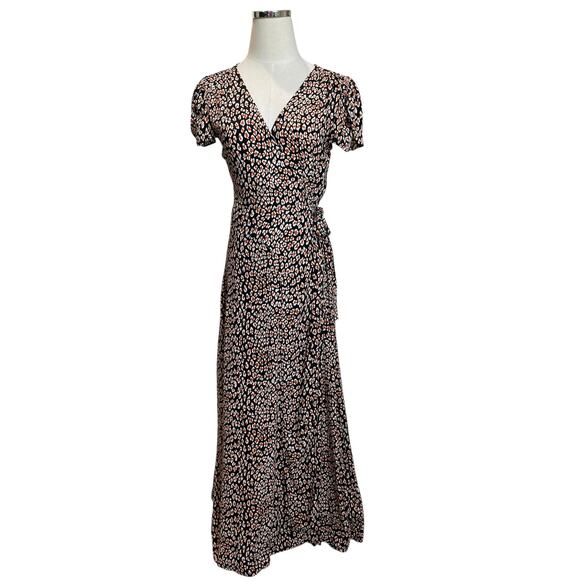 Free People Jess Wrap Dress, Floral, Surplice, Midi, Size Small - Picture 5 of 12